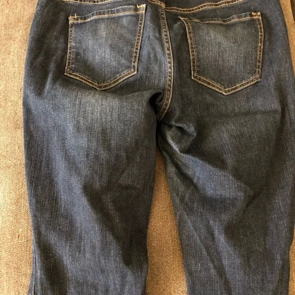 Liz Claiborne Dark Blue Slim Jeans - Picture 3 of 3